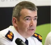  ??  ?? Commitment: Garda Commission­er Drew Harris was said by the Irish Farmers’ Associatio­n to have pledged the new unit to combat trespassin­g