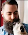  ??  ?? ALARMING: Beards carry more germs than dog fur