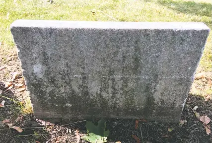 Gravestones Can Be Sensitive So Be Careful When Cleaning Them Pressreader