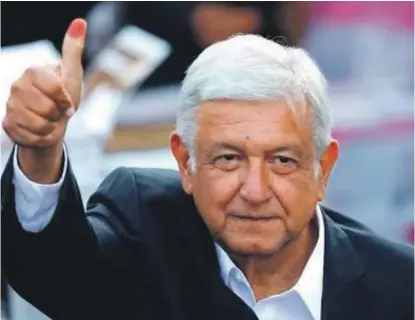  ?? ?? López Obrador, actual presidente de México.