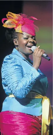  ?? Picture: VELI NHLAPO ?? VOICE OF A GENERATION: Judith Sephuma performs at the Lyric Theatre, Gold Reef City, in Johannesbu­rg