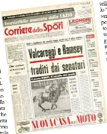  ?? ?? L’ultimo Corsport Il titolo era “Legame d’amore” è il saluto di Antonio Ghirelli ai lettori Il 30 aprile 1972 il suo ultimo giornale