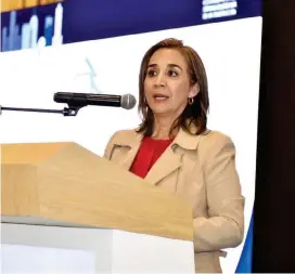  ?? FOTO CAMACOL ?? La presidente de Camacol, Sandra Forero Ramírez, estima que se vendan 165.000 viviendas al cierre de 2018.