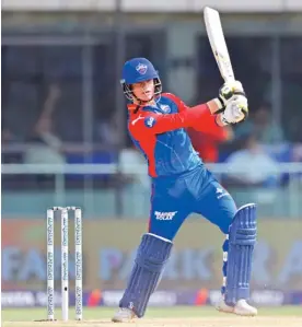  ?? ?? Jake Fraser-mcgurk scored 84 off 27 balls to give Delhi Capitals a stunning start