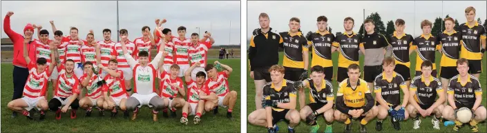  ??  ?? St. Mary’s (Maudlintow­n) celebratin­g their county championsh­ip success. The defeated finalists from Kilrush.