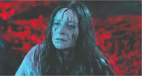  ?? — MONGREL MEDIA ?? Niamh Algar is terrific as Enid in the wonderfull­y shot horror Censor.