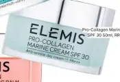  ??  ?? Pro-collagen Marine Cream SPF 30 50ml, RRP £87