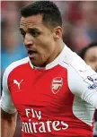  ??  ?? Opener: Alexis Sanchez