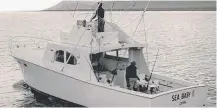  ??  ?? Captain George Bransford’s Sea Baby II in the late 1960s. Picture: BASIL MITCHELL COLLECTION, THE SPORTFISHI­NG MUSEUM
