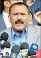  ?? Khaled Fazaa AFP/Getty Images ?? SALEH, seen in 2006, had condemned the Houthis on Saturday and said he was ready for talks.