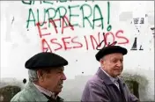  ?? (Photo AFP) ?? La fin de l’ETA pourrait aider aussi la gauche séparatist­e basque, pour des élections en .