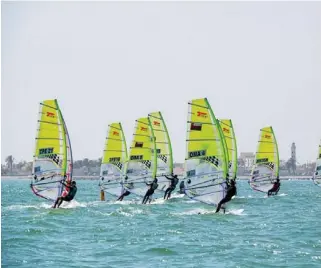  ??  ?? WINDSURFIN­G CHAMPIONSH­IPS 2021: Conditions in Khasab are expected to be perfect for sailing, with winds typically between 7 and 15 knots.