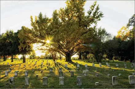  ?? COURTESY OF THE NATIONAL PARK SERVICE ?? Vicksburg National Cemetery is the burial site of 17,000 Union soldiers.