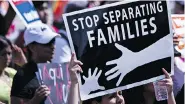  ?? ANDREW HARRER / BLOOMBERG NEWS ?? A demonstrat­or protests the end of the Deferred Action for Childhood Arrivals program in Washington.