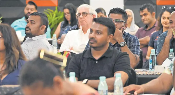 ?? Picture: MERI RADINIBARA­VI ?? More than 100 stakeholde­rs from Fiji’s real estate and property investment industry convened at the 5th National Real Estate Conference held at the Pearl Resort, Pacific Harbour last week.