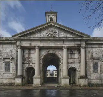  ??  ?? Raglan Barracks Gatehouse is one of the treasures available in the catalogue. It was built during the Crimean Wars and designed by the same architect who built the Royal Albert Hall