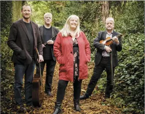  ??  ?? Niamh Parsons, Ciaran Tourish, Liam Kelly and John Doyle.