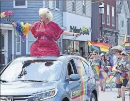  ?? TC Media file ?? Truro’s first Pride Parade, in 2016, was a popular event. This year the parade will be the finale to a week of ‘Pride and Diversity.’