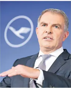  ?? FOTO: DPA ?? Lufthansa-Chef Carsten Spohr hat vor einem weiterem Chaos im Flugverkeh­r gewarnt.