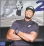  ?? Associated Press file photo ?? Coach Penny Hardaway poses in the Memphis basketball offices.