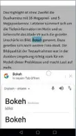  ??  ?? Markiert man ein Wort, aktiviert Chrome die Google-Suche und übersetzt auch Fremdwörte­r.