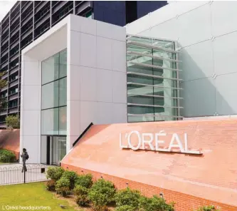  ??  ?? L'Oréal headquarte­rs.