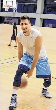  ?? BILD: SN/PRIVAT ?? Jamie Kohn ist ohne Zweifel der beste Spieler in der Salzburger Basketball-Landesliga.