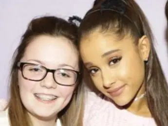  ?? INSTAGRAM/GEORGINA.BETHANY ?? Georgina Callander met Ariana Grande at a concert two years ago and posted this picture on social media.