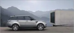  ??  ?? Sport will feature many of the high-tech features planned for the Range Rover.