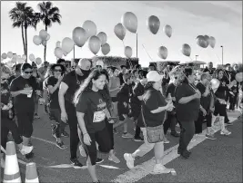  ?? LOANED PHOTO ?? AREA RESIDENTS take part in the Josefina Yepez Foundation’s Walk Against Cancer. Walkers are sought for this year’s event slated for Nov. 30.