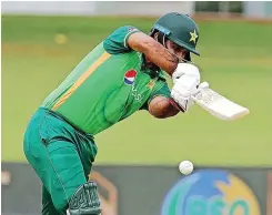  ?? SAMUEL SHIVAMBU BackpagePi­x ?? FAKHAR Zaman of Pakistan bats during the third ODI. |