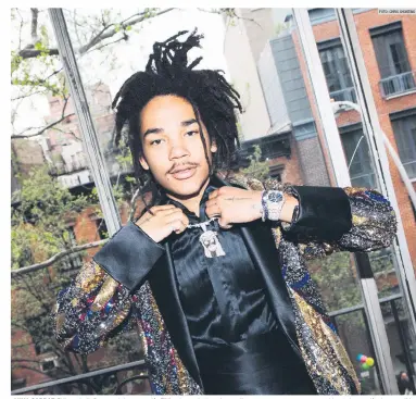  ?? FOTO: CHRIS SHONTING ?? LUKA SABBAT. El llamado “influencer de la generación Z” fue demandado por incumplir un contrato; su caso pone en evidencia la creación de un posible “monstruo sin control” en la mercadotec­nia.