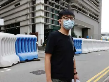  ?? © ?? Joshua Wong (23), Hongkongs icoon van onverzette­lijkheid. reuters