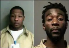  ?? NEW JERSEY DEPARTMENT OF CORRECTION­S PHOTOS ?? John Gaines (left) and Righteous Laster