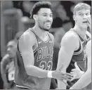  ?? Nam Y. Huh Associated Press ?? OTTO PORTER JR. joined the Bulls in time to face his old team Saturday.