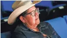  ?? NATE BILLINGS/THE OKLAHOMAN FILE ?? Kickapoo and Creek writer Arigon Starr watches a rehearsal for her play “Round Dance,” featured at the Ninth Annual Native American New Play Festival May 14, at the Civic Center CitySpace Theatre in Oklahoma City.