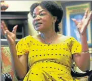  ?? Picture: SUNDAY TIMES ?? COMPLEX: ANC national chairwoman Baleka Mbete says South African forces will be deployed under the United Nations.
