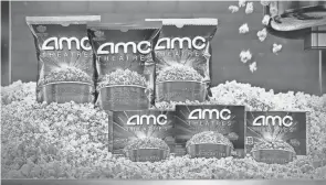  ?? BY AMC THEATRES PROVIDED ?? AMC first announced plans to sell at-home popcorn in November 2021.