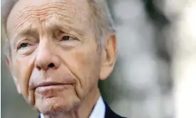  ?? ?? Joe Lieberman pictured in September last year. Photograph: Yana Paskova/Reuters