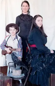  ??  ?? Neerim Junction Hall will host performanc­e “The Crow Family” featuring a real-life family (from left) Leo, Maude and Alice on Thursday, July 27 at 7.30pm.