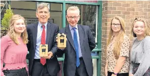 School green team put their case to minister - PressReader