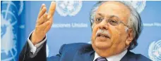  ?? FOTO: DPA ?? Der saudische Botschafte­r bei den Vereinten Nationen, Abdallah al-Mouallimi.