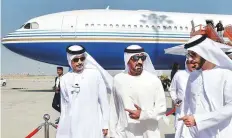  ?? Pankaj Sharma/Gulf News ?? Shaikh Ahmad Bin Saeed Al Maktoum, President of Dubai Civil Aviation and Chairman and CEO of Emirates airline and Group, after inaugurati­ng the Middle East and North Africa Business Aviation Associatio­n show at Al Maktoum Internatio­nal Airport.