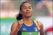  ?? GETTY ?? Hima Das became the first Indian to win a track gold at a World Championsh­ip event. She clocked 51.46s in 400m final.