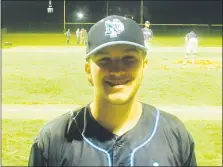  ?? KEV HUNTER/MEDIANEWS GROUP ?? Alex Kee hit a two-run single to help Knights Baseball win over Allentown RBI on Wednesday night.