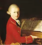  ??  ?? Mozart
Sarà presentata una Sinfonia scritta a soli 14 anni