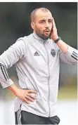  ?? FOTO: ARCHIV/HOMÜ ?? Trainer Mohamed El Mimouni ist hinund hergerisse­n.