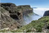  ?? Picture: 123RF ?? A waterfall view from the top of Sentinel Hike, Drakensber­g.