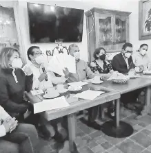  ?? /CORTESÍA: MINERVA HERNÁNDEZ ?? Grupo de panistas impugnará designació­n de la Comisión Permanente