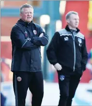  ??  ?? RIVALS: Chris Wilder, left, and John Sheridan